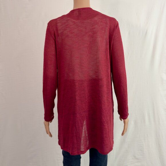 H&M Red Lightweight Cardigan Size M - Picture 4 of 8